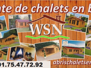 Vente de chalet en bois