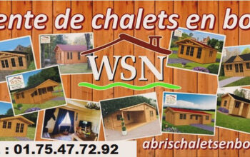 Vente de chalet en bois