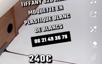Moquette Plastique Blanc de Blanc
