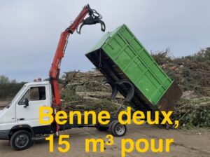 Benne pour déchets verts
