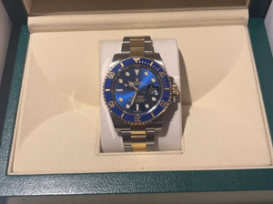 Rolex sumariner or acier boite papier Anne 2019