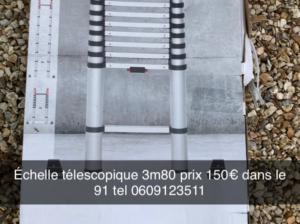 Échelle télescopique neuve