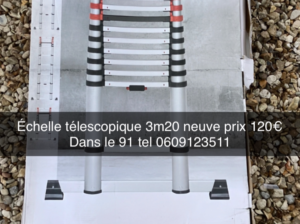 Échelle télescopique neuve
