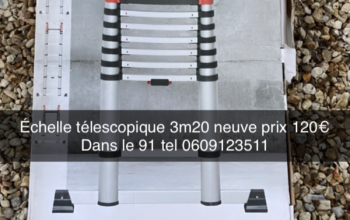 Échelle télescopique neuve
