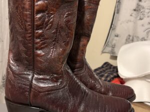 Botte santiags lézard
