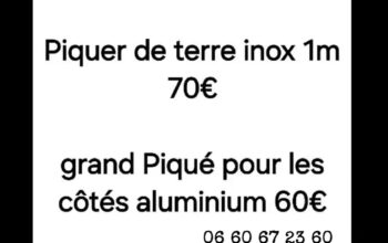 vend piquer pour tout type de Chapiteau