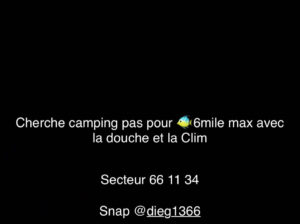 Cherche camping