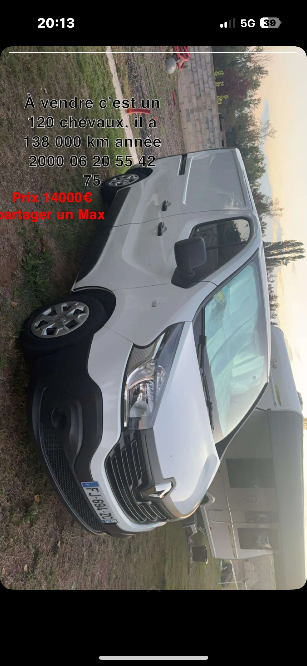 Vend mon Renault trafic L2 H1