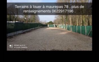 Terrain à louer 78 maurepas