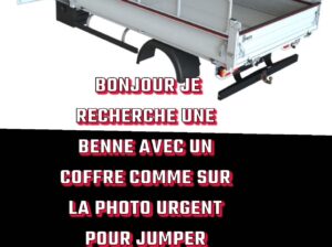 Recherche benne caisson pour citroen