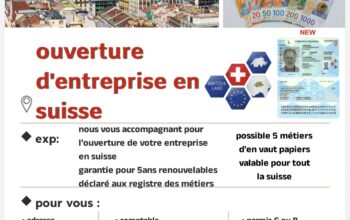 Pour travailler en Suisse