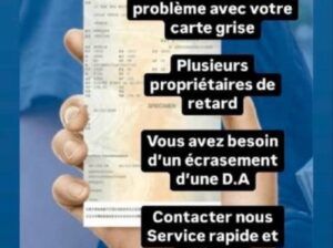 Prestation service carte grise
