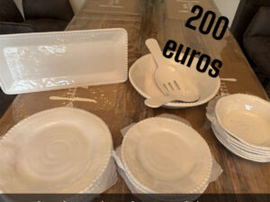 Service vaisselle melamine complet