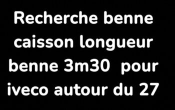 Recherche benne caisson iveco