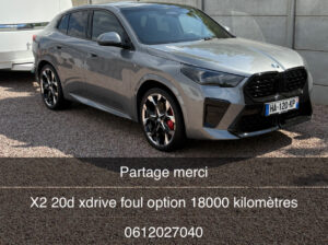 BMW X2 à vendre